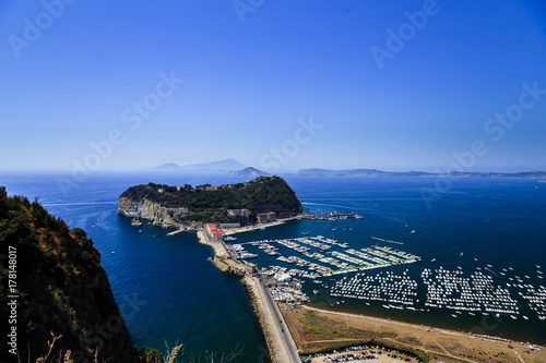 Naples, Italy, Nisida view from Parco Virgiliano photo