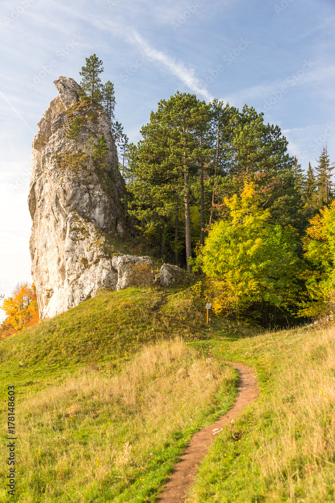 Vrsatec mountain in Slovakia during autumn