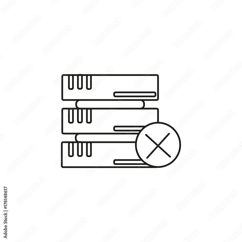 database error icon database error icon