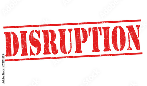 Disruption sign or stamp