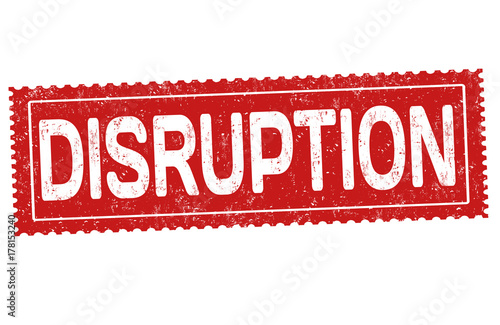 Disruption sign or stamp