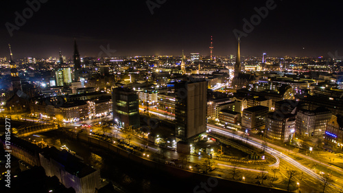 Die Hamburger City von oben © Ben.Photoholic