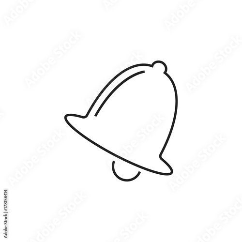 bell line icon
