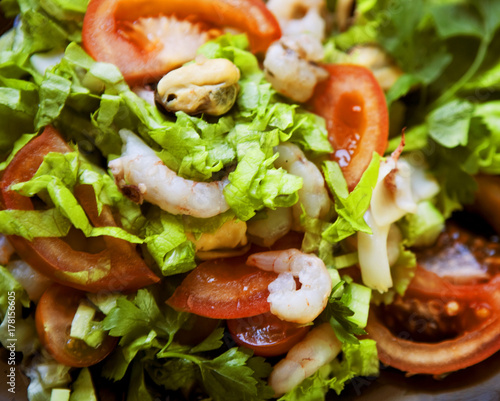 salad. japanese food.