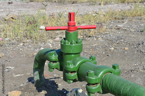 The pipe and valve oil fields