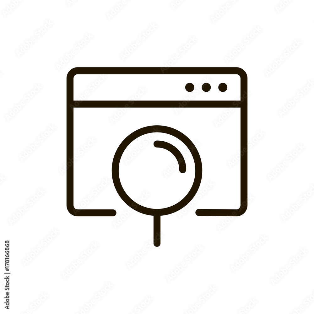 Flat line icon Flat line icon
