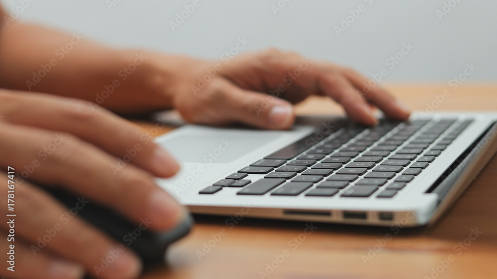 Using notebook computer Using notebook computer
