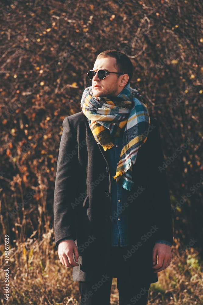 man with scarf man with scarf