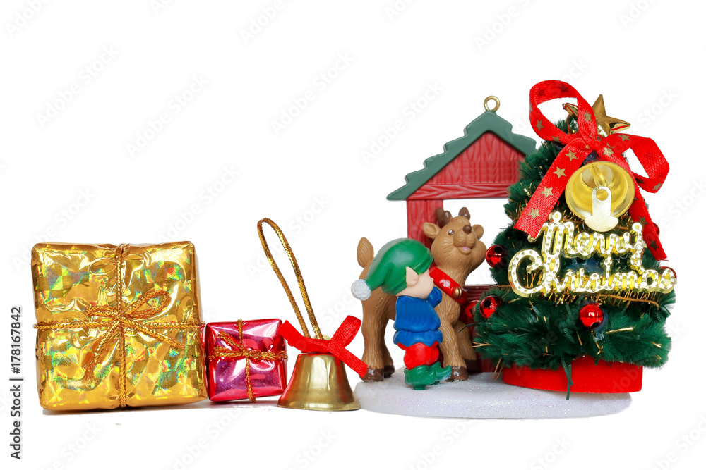 Fototapeta premium ギフトとクリスマスツリー