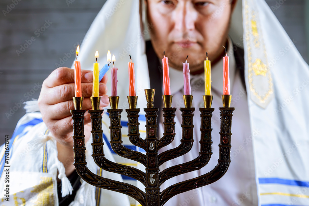 Obraz na plátně Hanukkah, a Jewish celebration