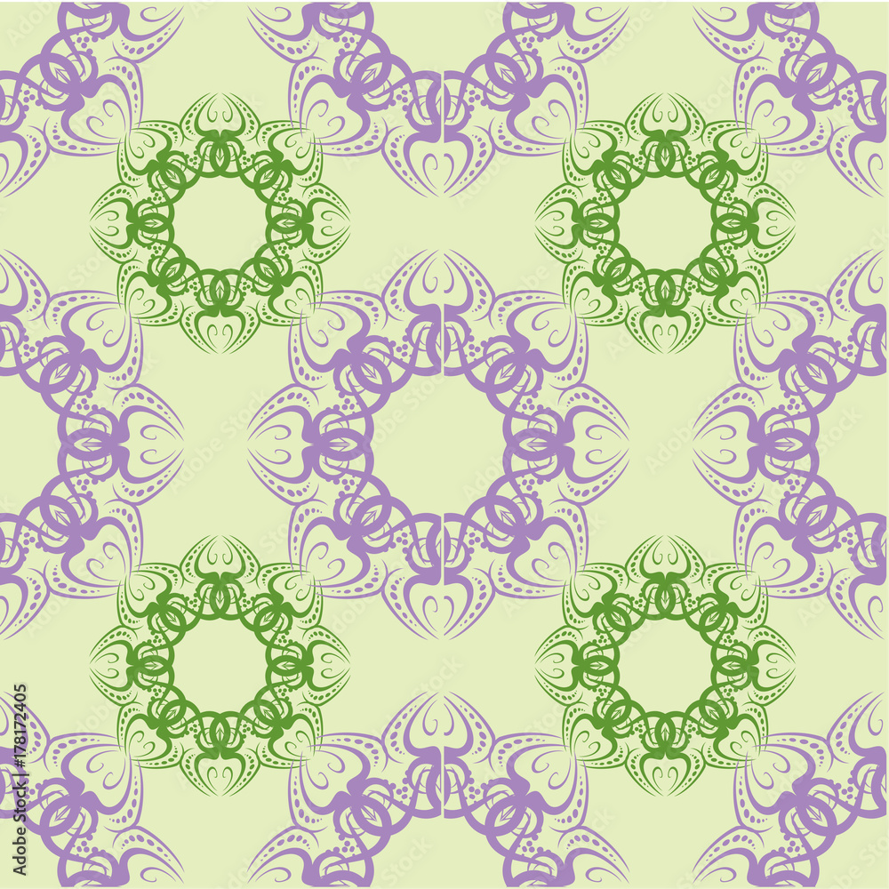 Seamless abstract floral pattern,mandala pattern Seamless abstract floral pattern,mandala pattern
