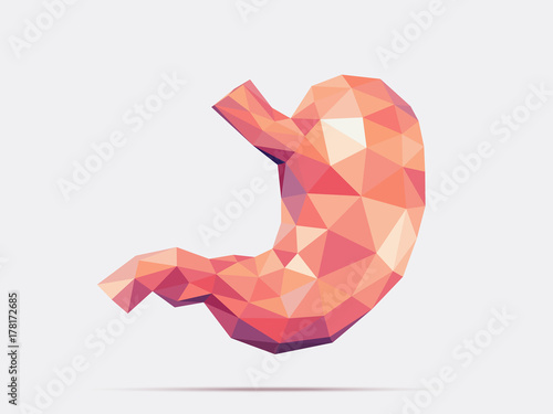 Stomach poly faceted