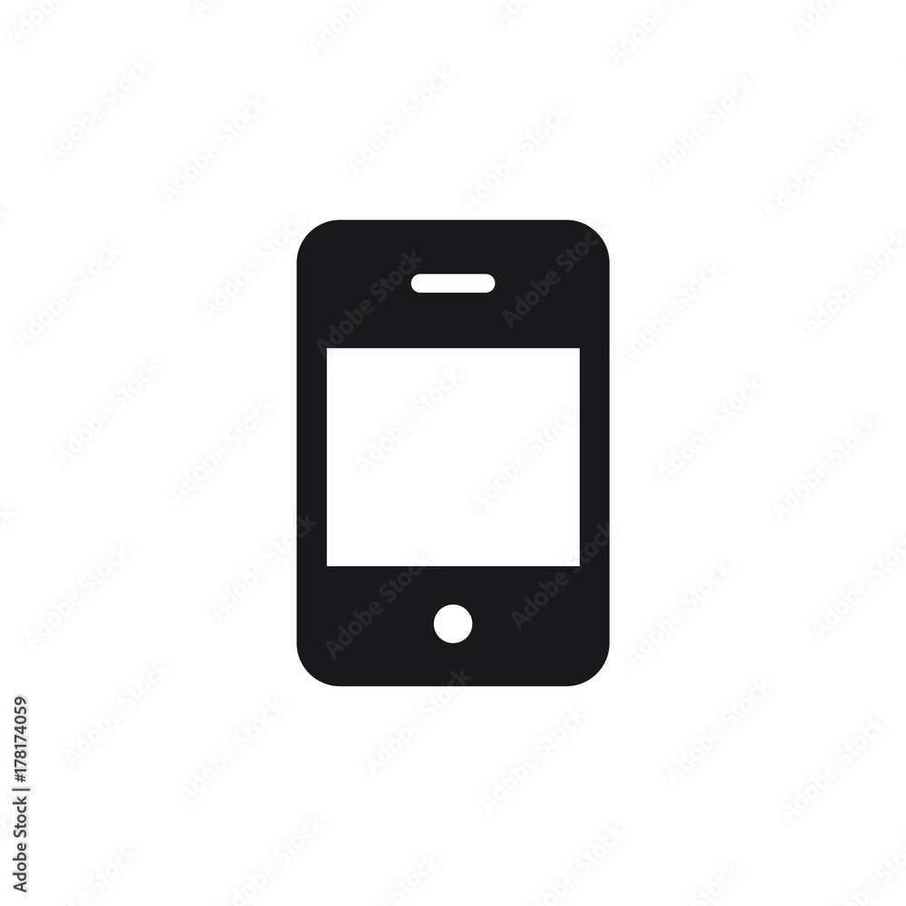 Hand phone icon logo vector design illustration Hand phone icon logo vector design illustration