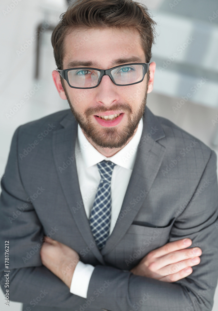 closeup.confident businessman.business concept closeup.confident businessman.business concept