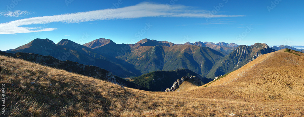 Obraz premium Twardy Upłaz Panorama Jesień