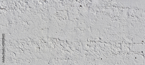 White painted concrete wall