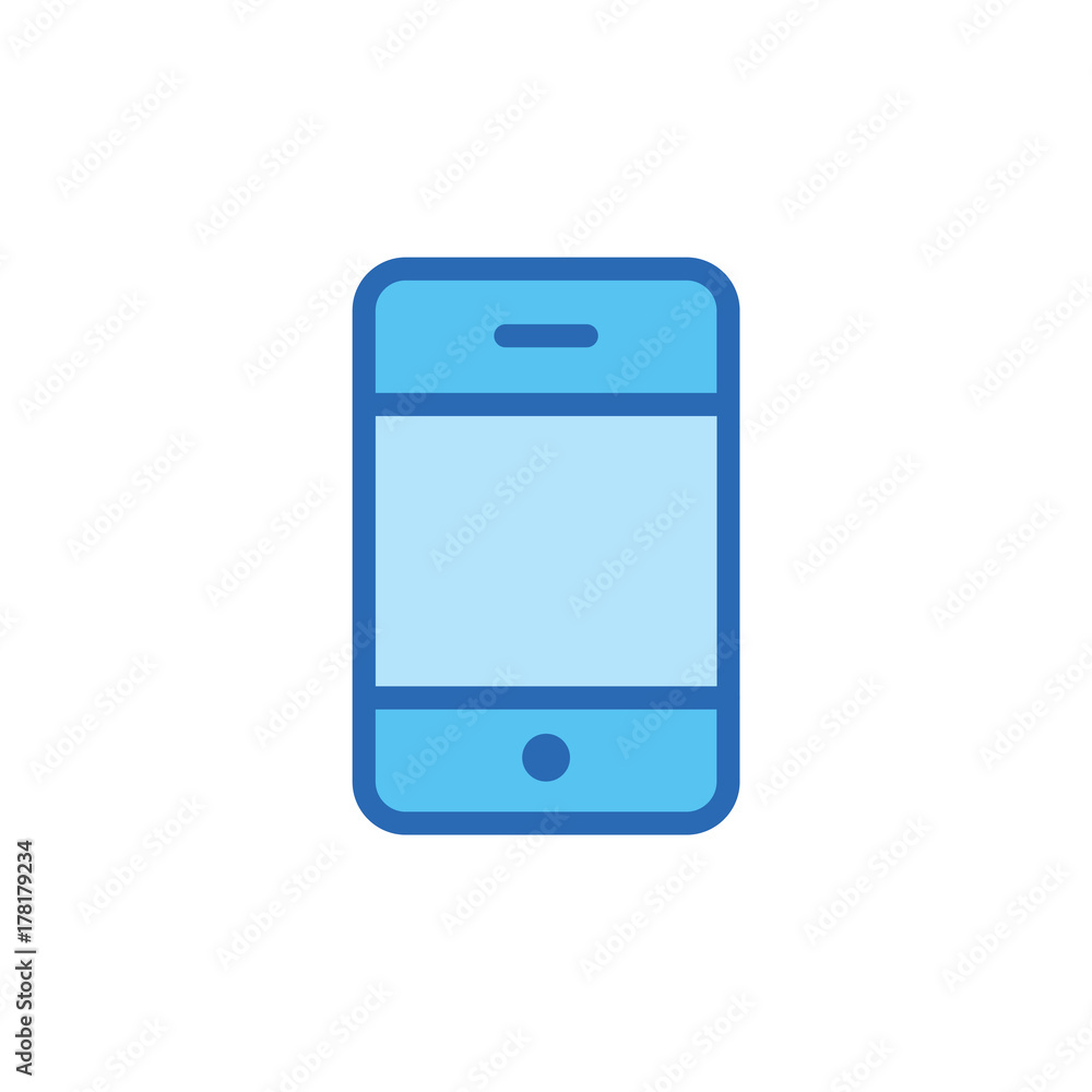 Hand phone icon vector design illustration Hand phone icon vector design illustration