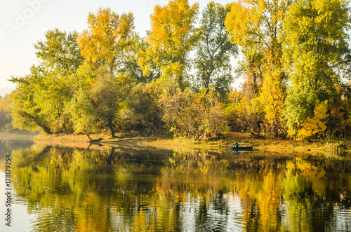 Autumn at lake