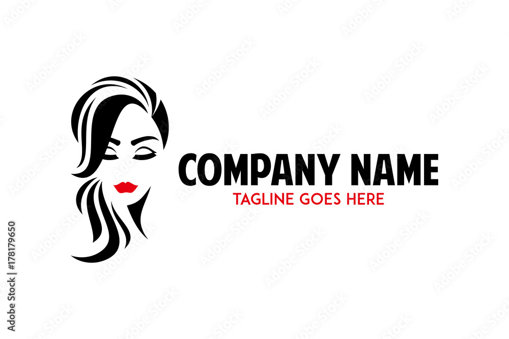 woman beauty logo vector illustration woman beauty logo vector illustration