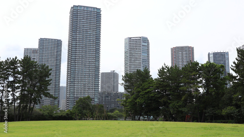 Tower Mansions At Shinonome, Tokyo, Japan