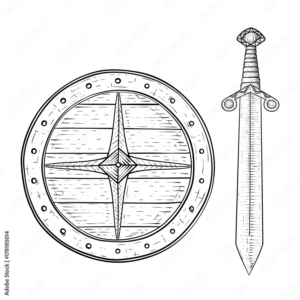 Sword and Shield sketch by nerdybulbasaur on DeviantArt