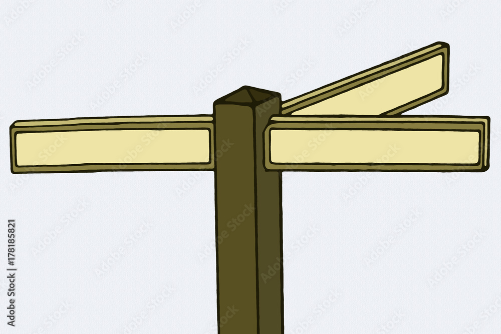 Kreuzung, q. StockIllustration Adobe Stock