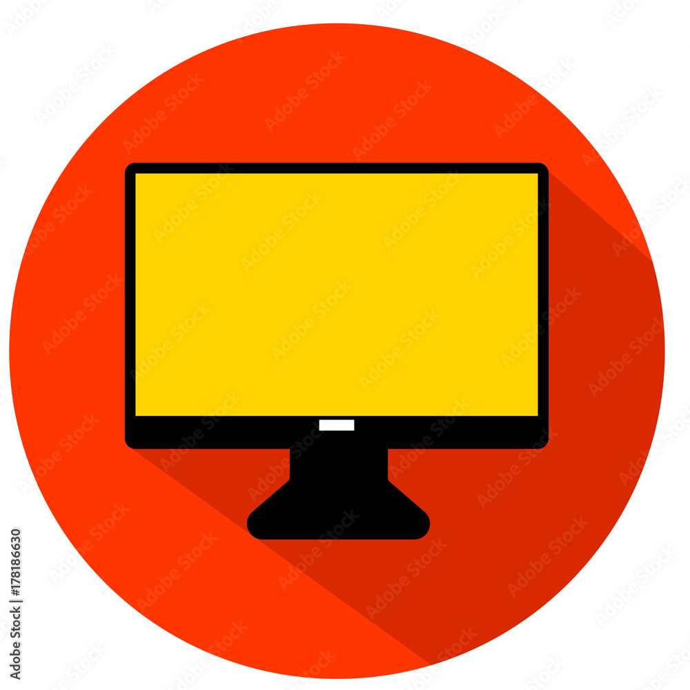 Monitor flat icon