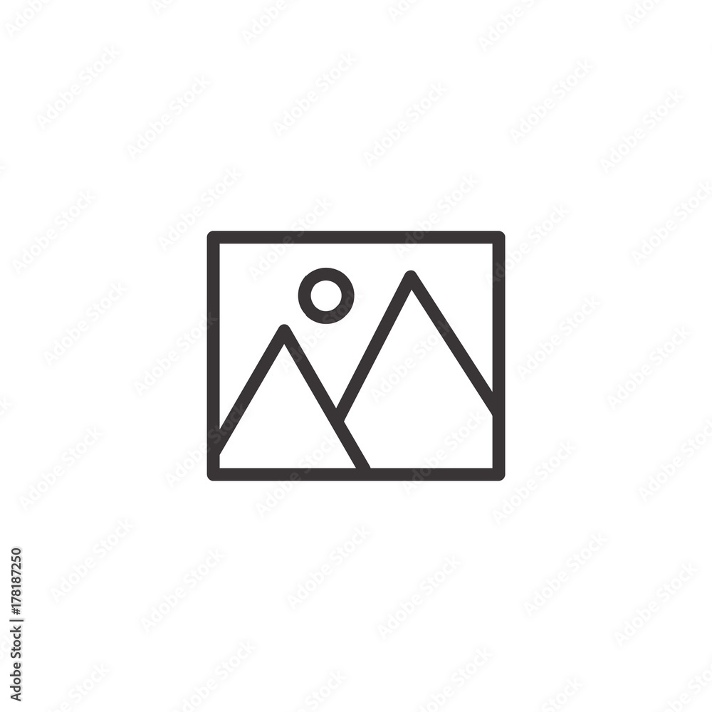 Gallery icon vector design illustration Gallery icon vector design illustration