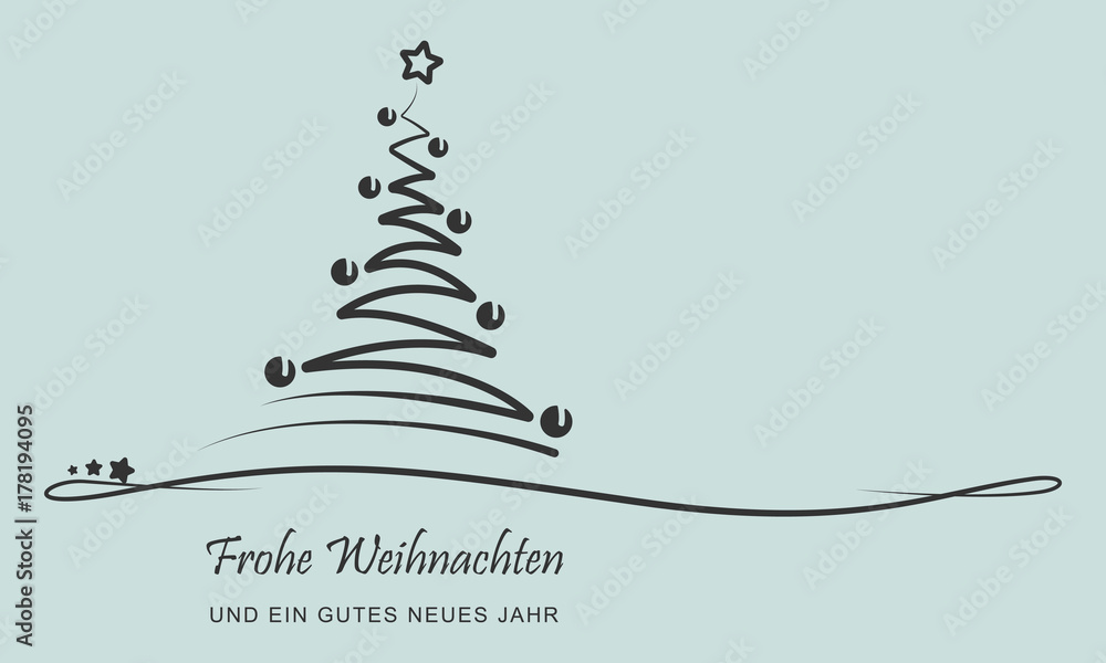 Weihnachten - Grußkarte Weihnachten - Grußkarte