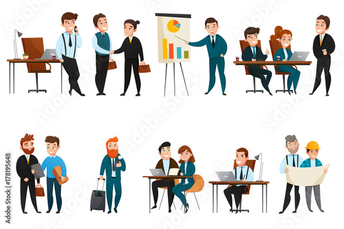 Business People Icon Set