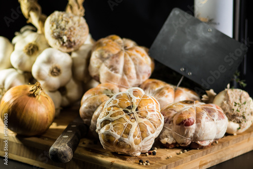 Photos Paupiettes de pintade avec étiquette