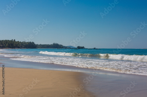 Ngapali Beach near Thandwe at Rakhine state in Myanmar (Burma)