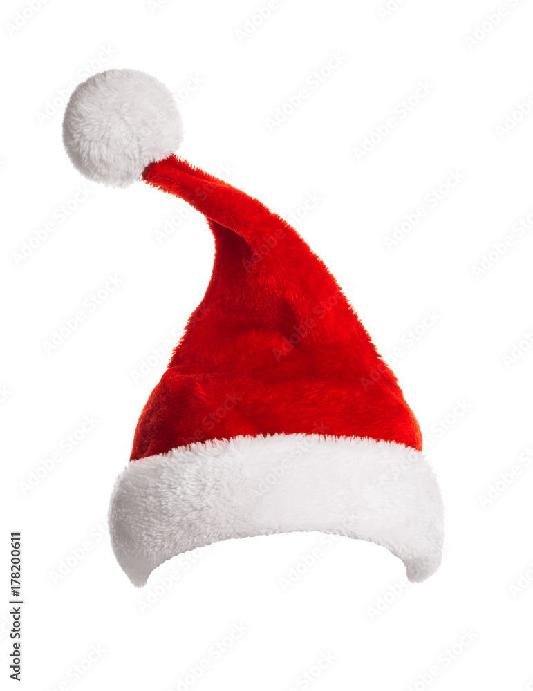 Santa Claus helper hat isolated on white background Santa Claus helper hat isolated on white background