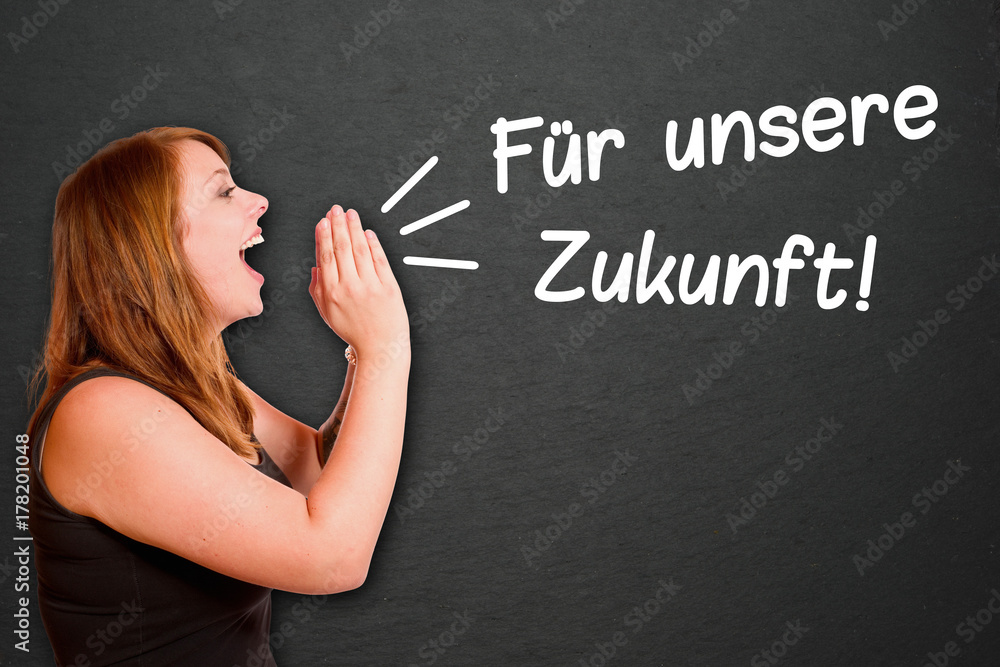 Obraz premium Für unsere Zukunft