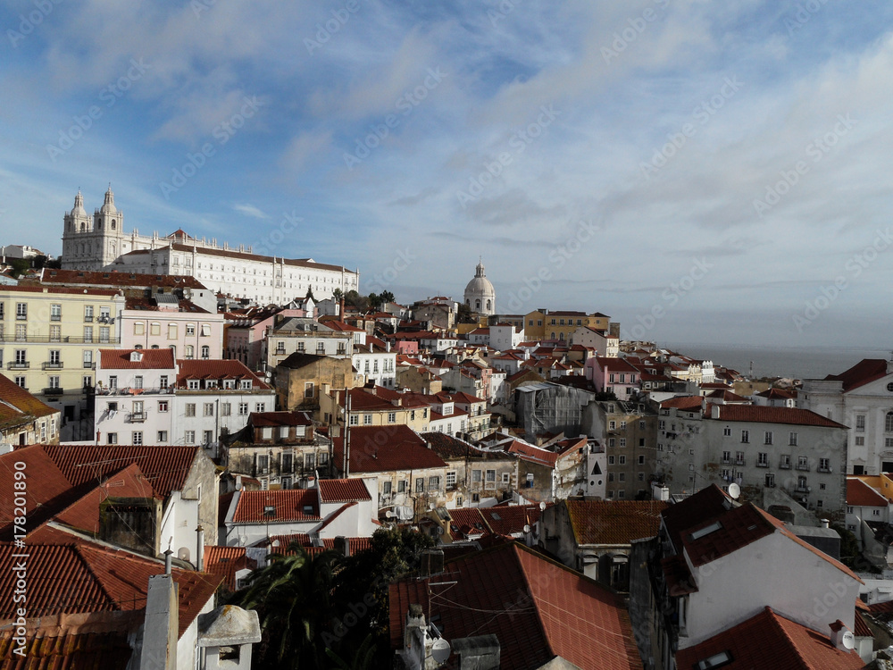 Postcards from Portugal: Lisbon - Alfama view from Elevador Santa Justa Postcards from Portugal: Lisbon - Alfama view from Elevador Santa Justa
