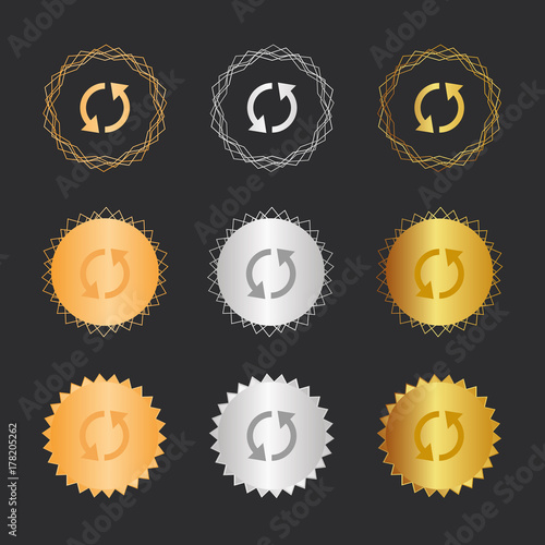 Synchronisieren - Bronze, Silber, Gold Medaillen