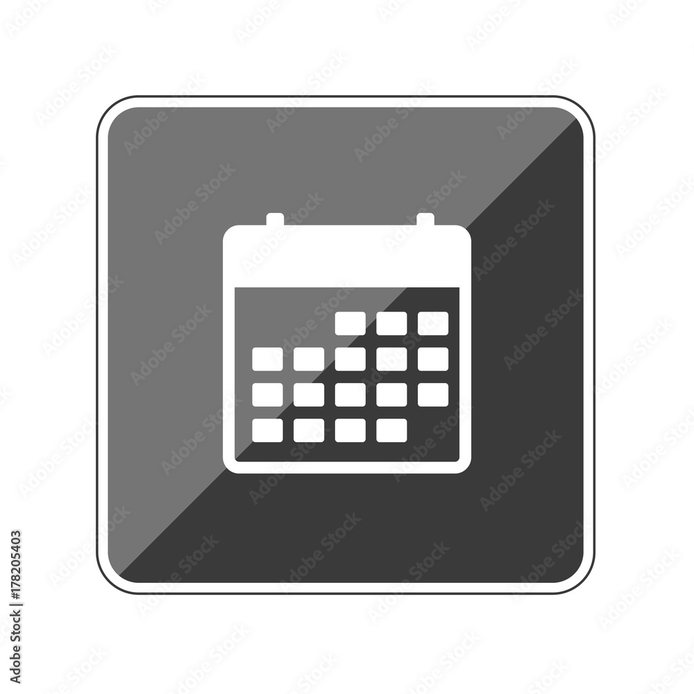 Kalender - Reflektierender App Button Kalender - Reflektierender App Button