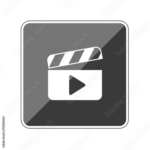 Filmklappe - Reflektierender App Button