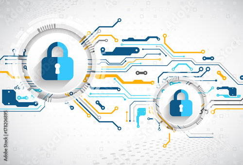 Protection concept. Protect mechanism, system privacy.
