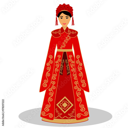 Traditional Chinese bride.