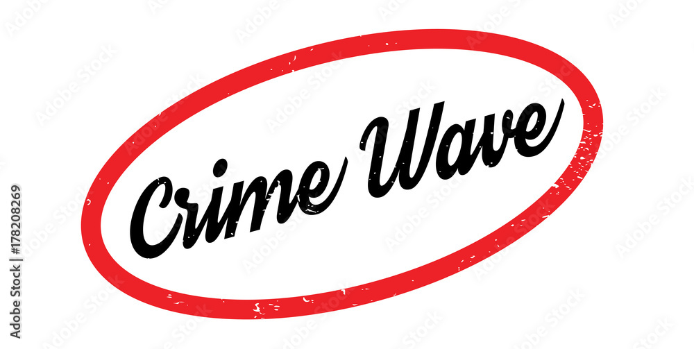 Crime Wave rubber stamp. Grunge design with dust scratches. Effects can be easily removed for a clean, crisp look. Color is easily changed. Crime Wave rubber stamp. Grunge design with dust scratches. Effects can be easily removed for a clean, crisp look. Color is easily changed.