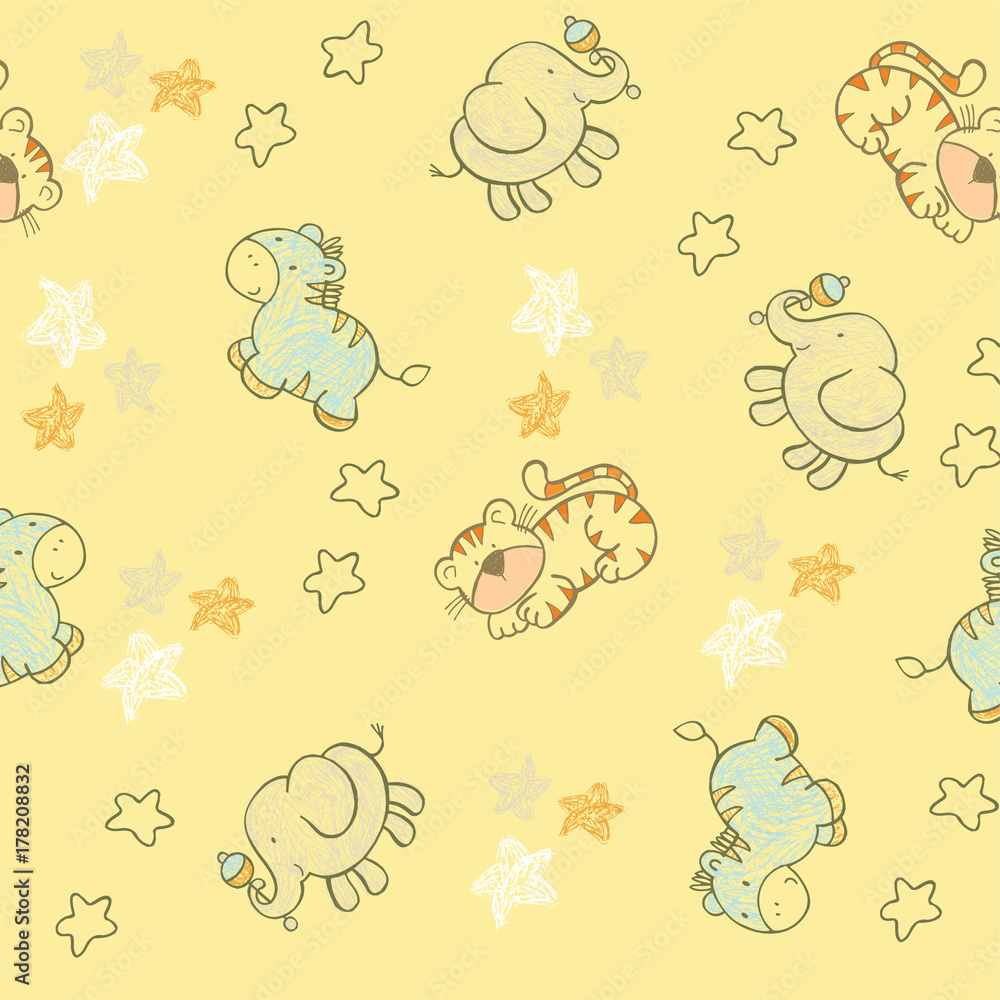 baby animal pattern baby animal pattern