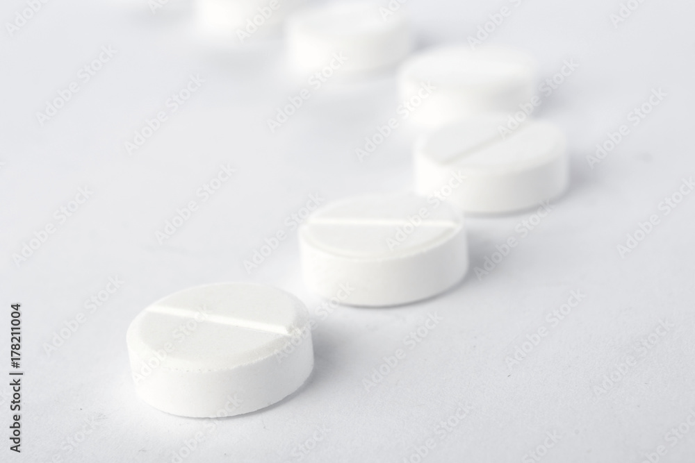 Tablets on white Tablets on white