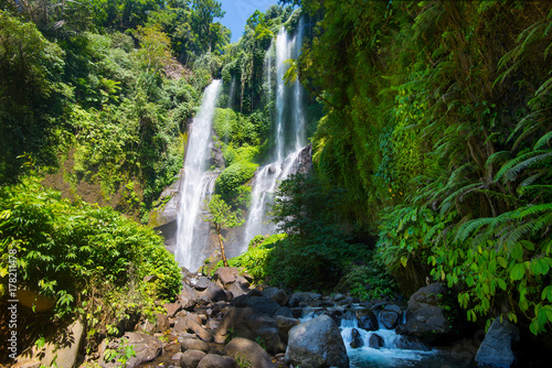 Fototapeta Naklejka Na Ścianę i Meble -  Sekumpul Waterfall - Bali, Indonesia.