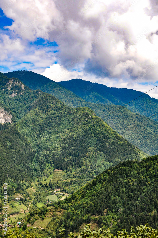 Naklejka premium Hight Mountain