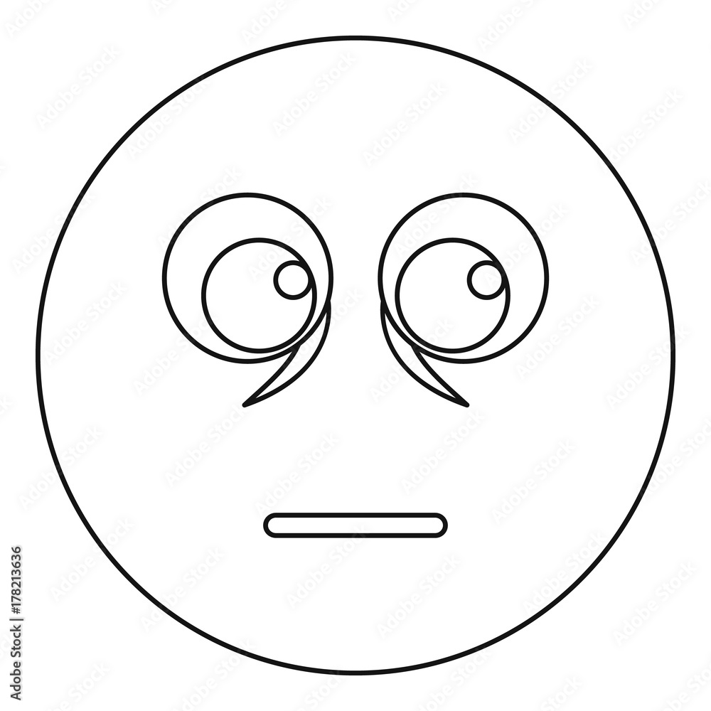 Smile icon vector thin line Smile icon vector thin line