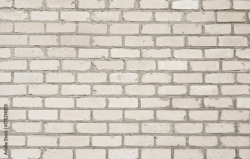 wall of white bricks as background