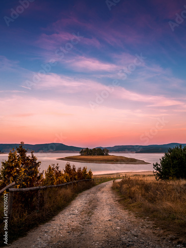 Batak Reservoir - lake and dam in Bulgaria, located in the Rhodope Mountains and is the third largest in Bulgaria.