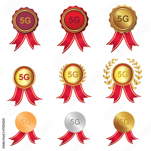 5G - Kollektion mit Medaillen - Auszeichnungen