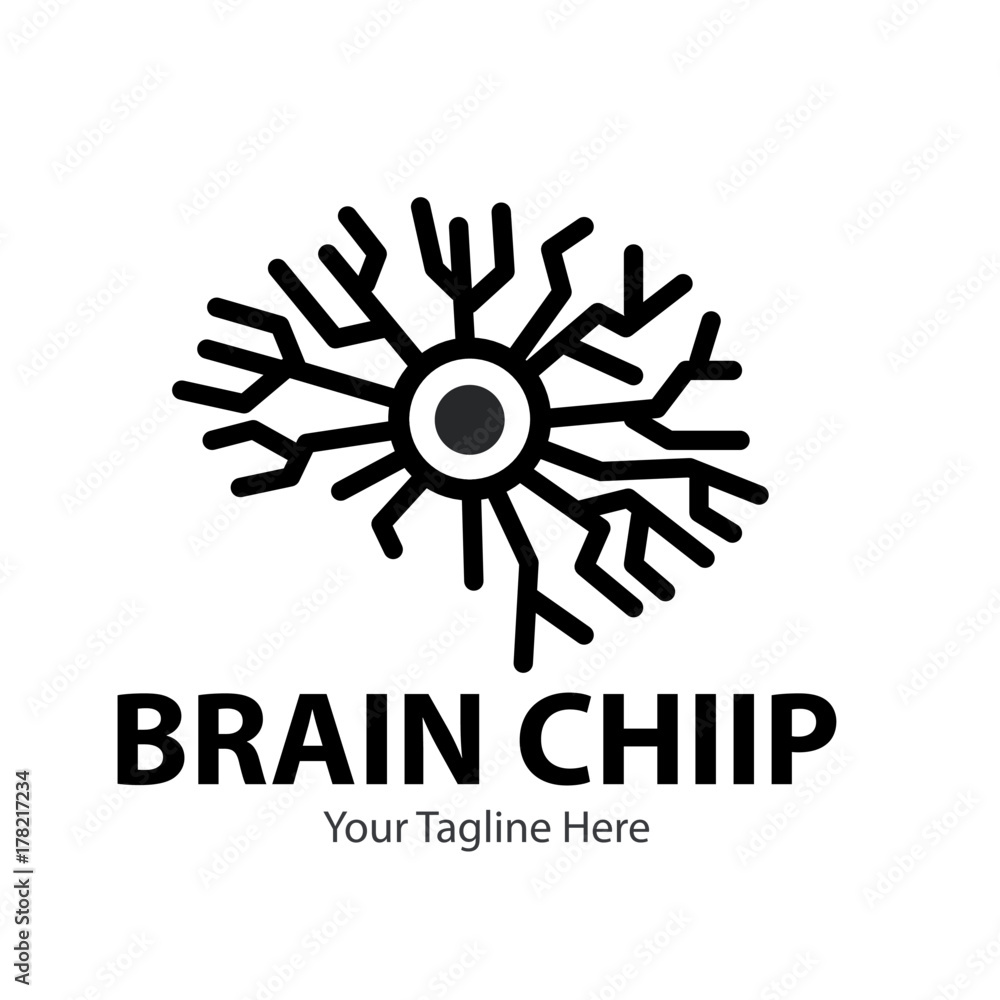 Fototapeta premium mind branch logo